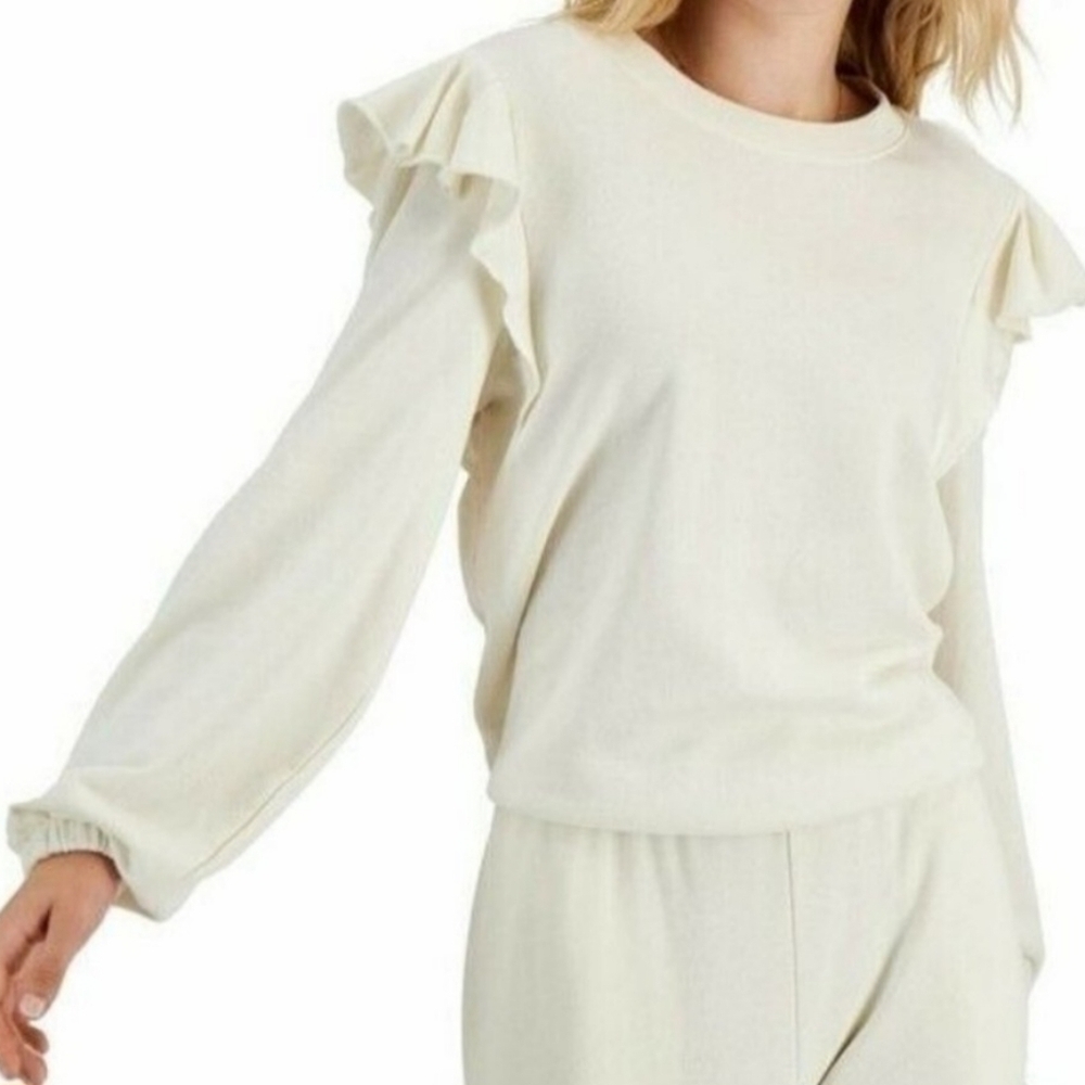 INC Puff-Sleeves Acrylic Blend Sweater Women's. Size Small. New With Tags $79